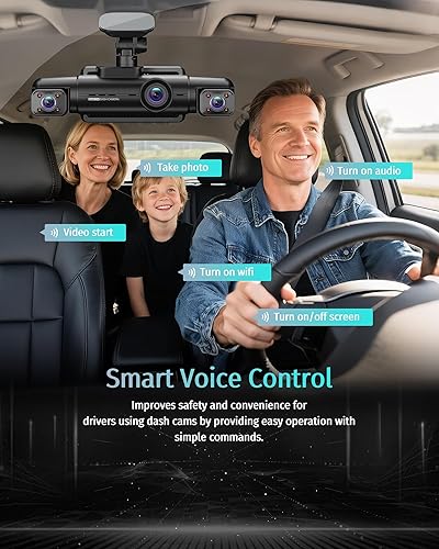 Miniatura 7 de Cámara de tablero de 5 canales delantera y trasera interior con STARVIS 2 IMX675, cámara de coche de 360 2.7K HDR+4x1080P, cámara de control AI con