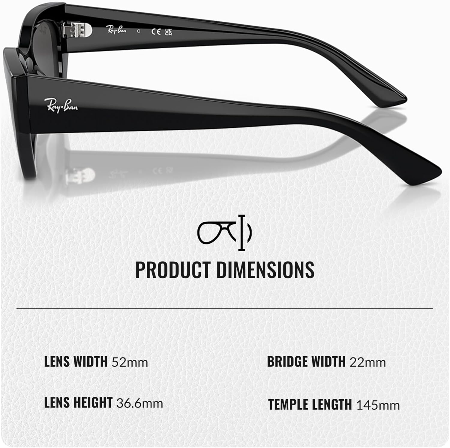 Ray-Ban RB4430F Square-Round Shaped Sunglasses for Men & Women with Official RAYBAN Eyewear Kit - Image 5