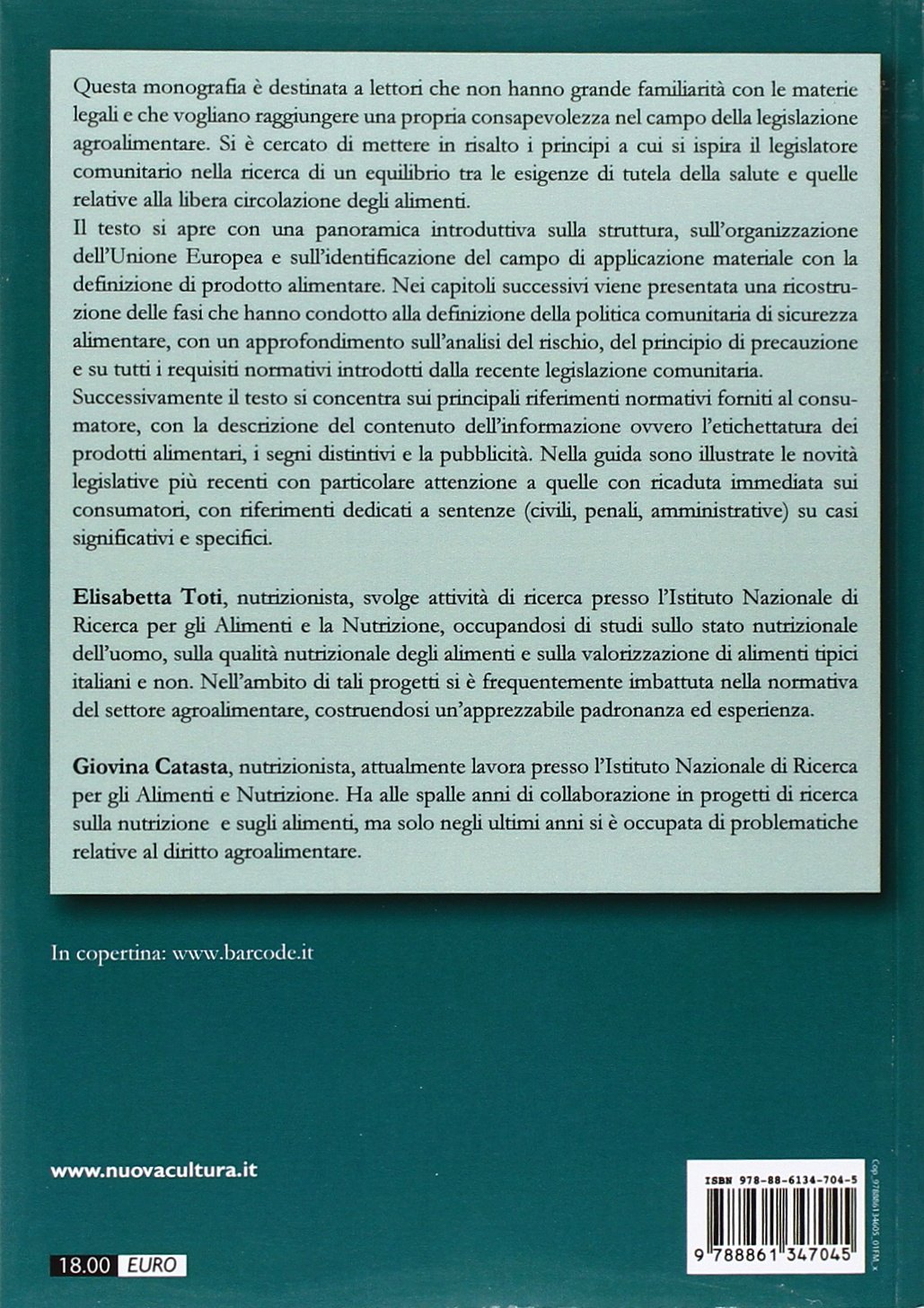Legislazione agroalimentare. Un identikit