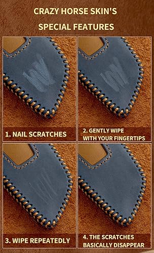 Miniatura 3 de SANRILY FLL Production - Funda de piel para llavero Porsche 911 Macan 2020 2021 Cayenne Panamera, 718 CaymanBoxster sin llave de 34 botones con