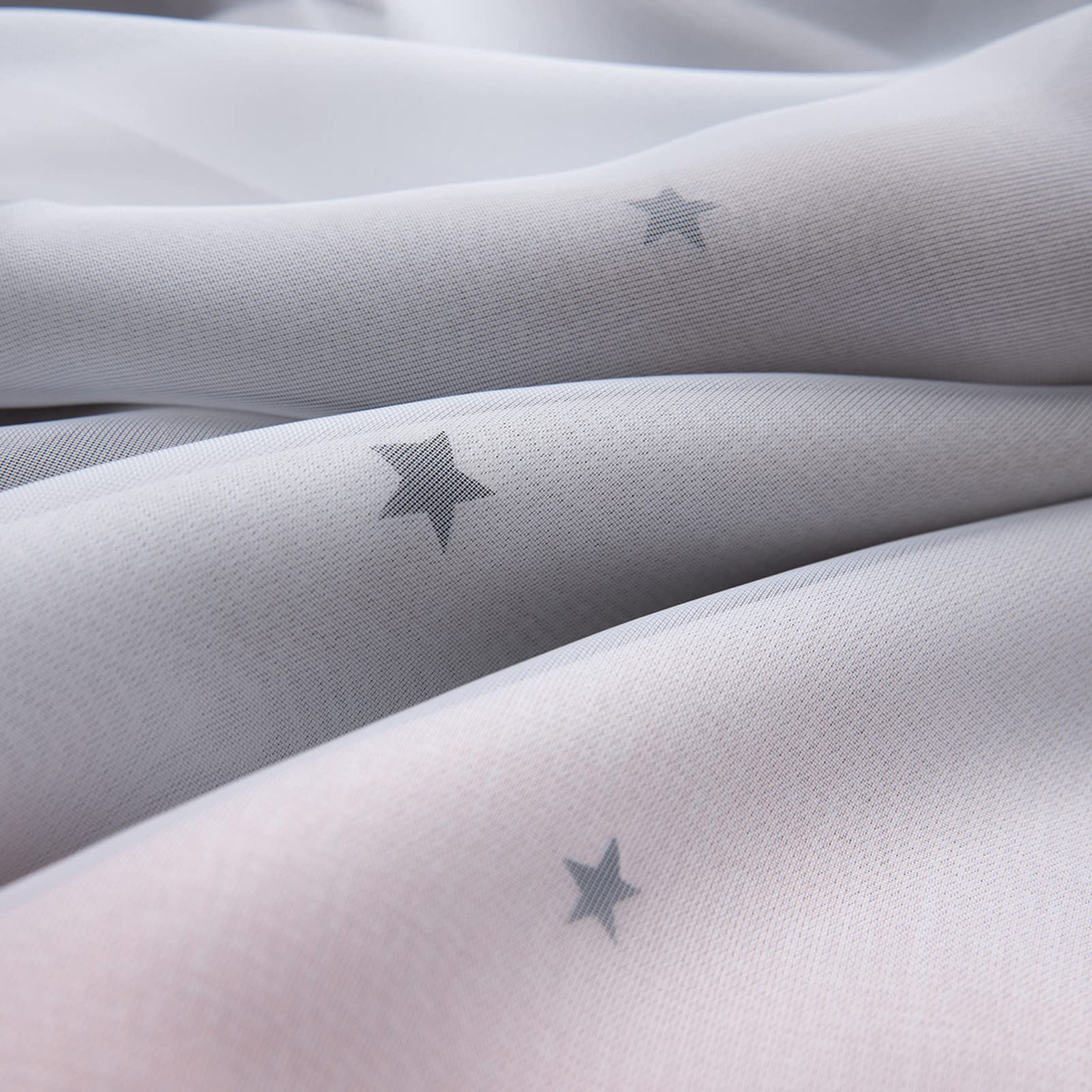 Oscurante a strati con motivo stella gradiente per finestra isolamento camera da letto
