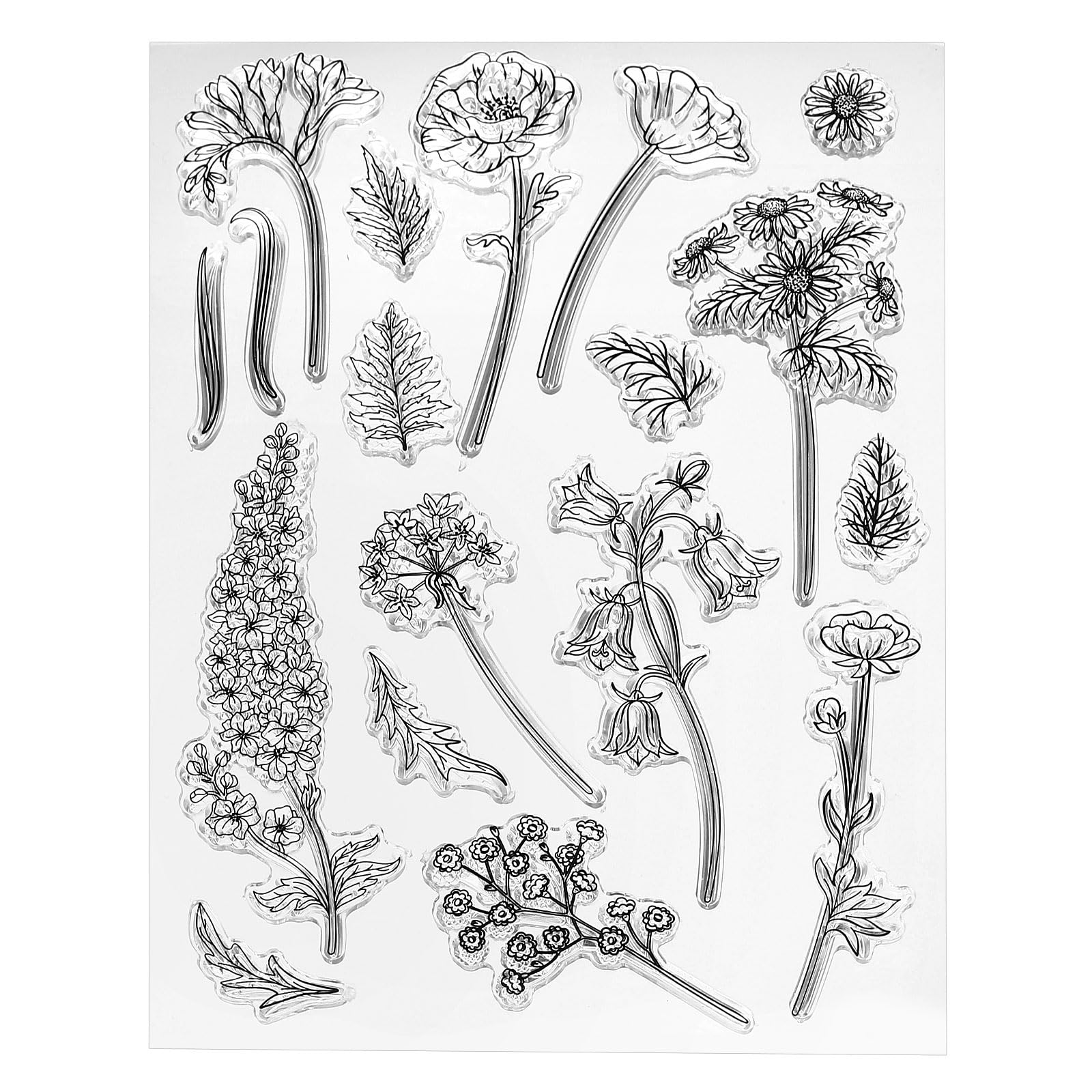 PATIKIL Transparent Silicone Stamps