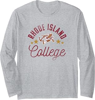Rhode Island College Anchormen Logo Long Sleeve T-Shirt