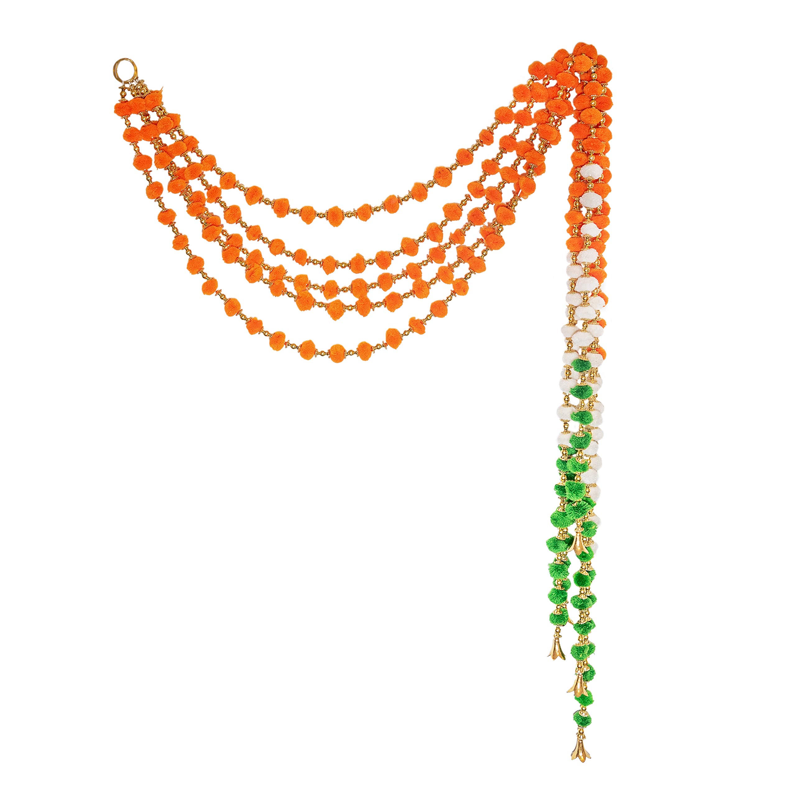 Buy R and D Handicrafts 5String Handcrafted Boho Pom Pom Garland with