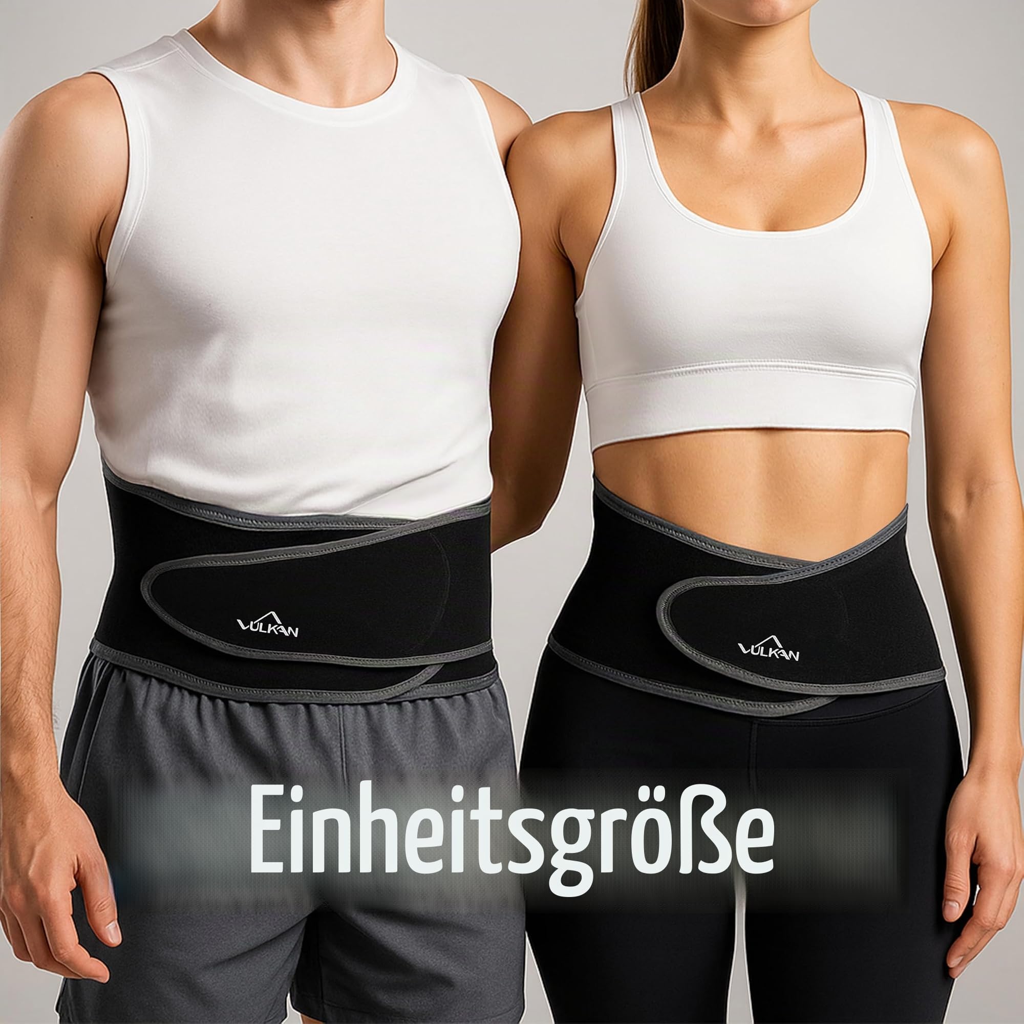 VULKAN Classic Rückenstützgürtel – Lendenwirbelstütze für Männer & Frauen, Verstellbare Rückenbandage zur Schmerzlinderung, Stabiler Rückengurt für Ischias & Haltungskorrektur, Universelle Passform