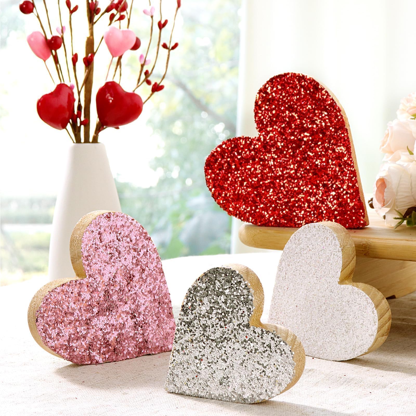 【美品】 DIVA D5.2 RC 164cm Hart ハート TYROLIA Amazon.com: Treory Valentines Day Decor Decorations: 4pcs Glitter