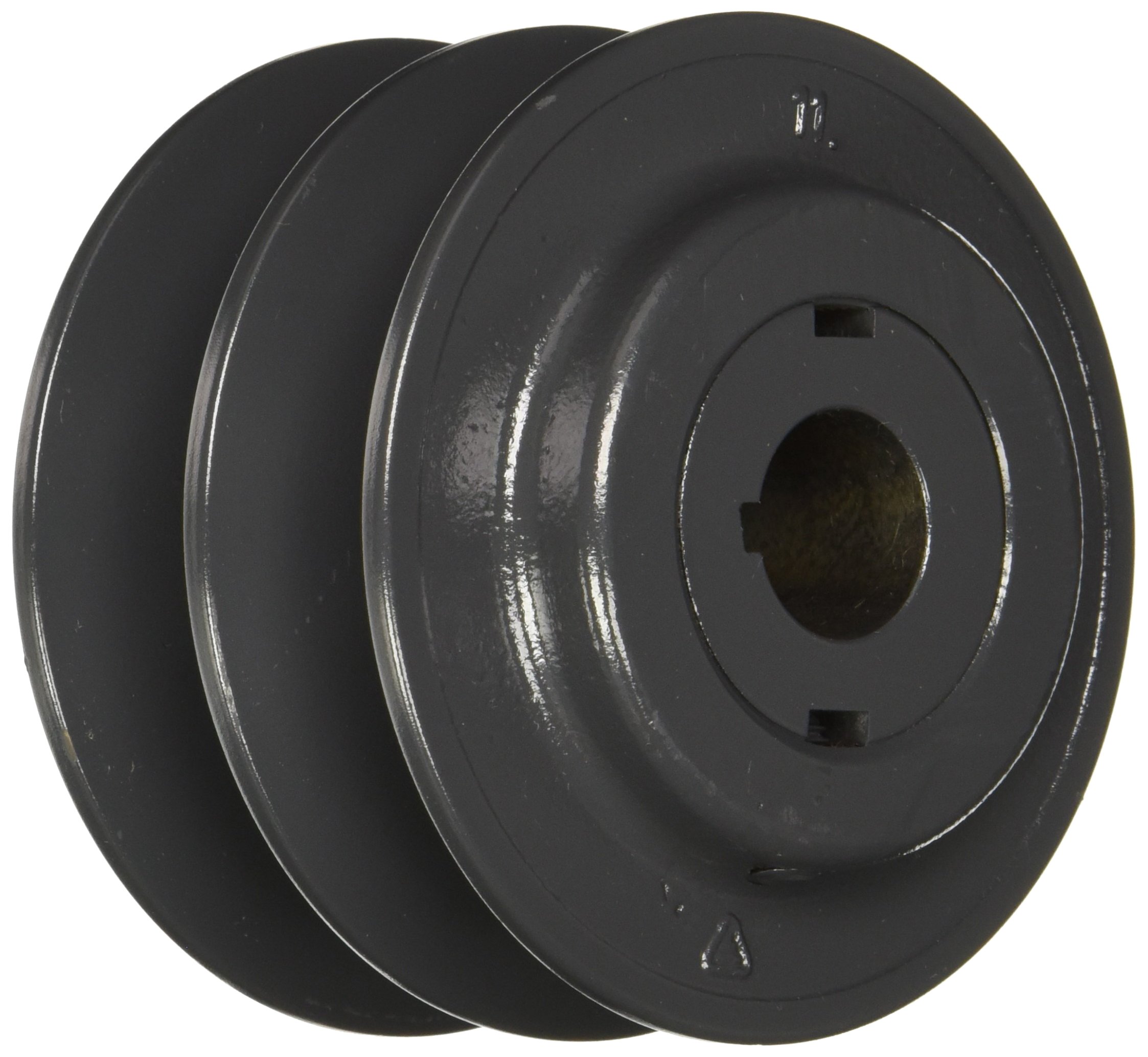 Browning 2VP42X7/8 Variable Pitch Sheave, 2 Groove, Finished Bore, Cast Iron Sheave, for 3L, 4L or A, 5L or B Section Belt