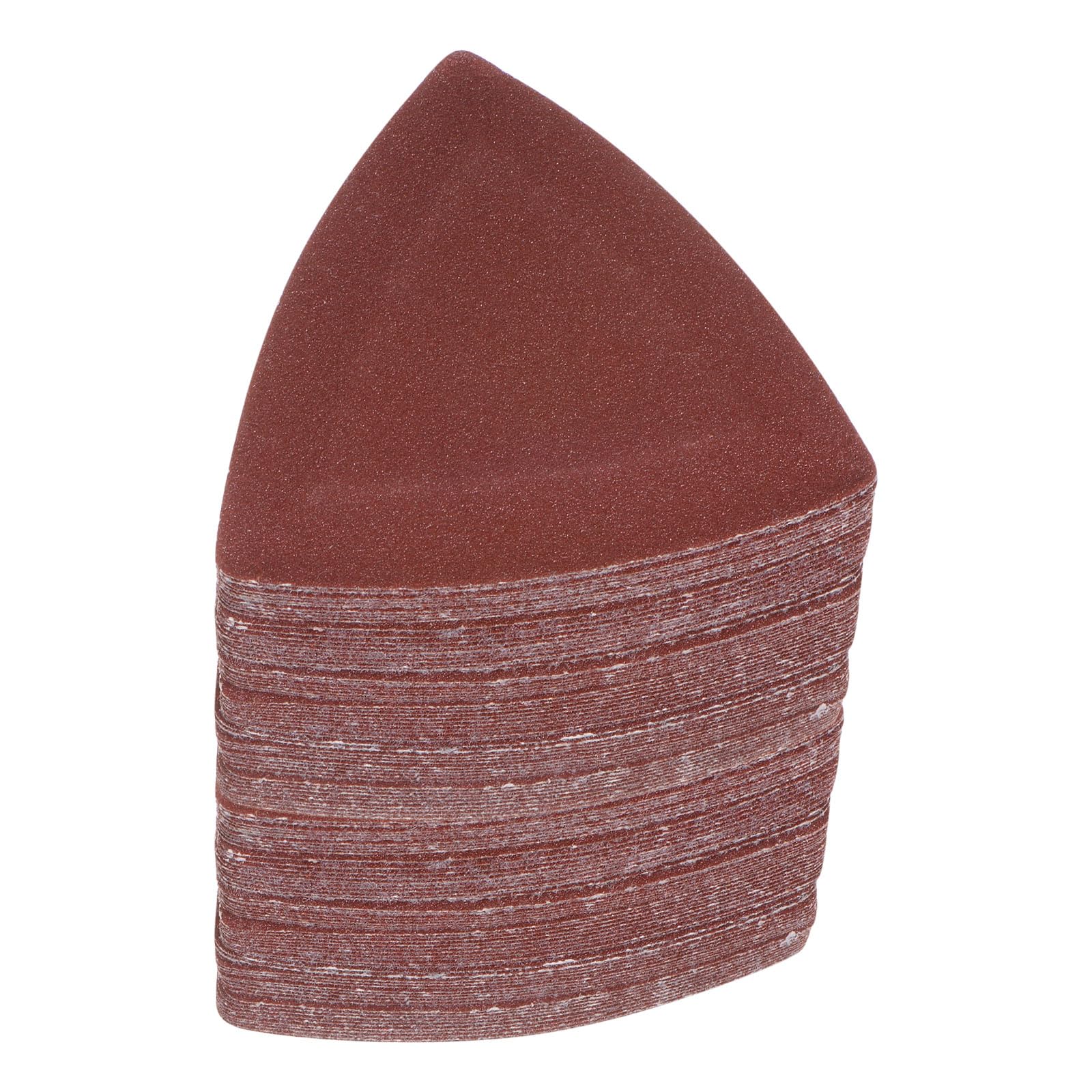 uxcell 120pcs Triangular Hook & Loop Sandpapers 150 Grits 3-1/8" Aluminum Oxide Sanding Pads Random Orbital Mouse Detail Sander Papers Oscillating Multi Tool Sheets