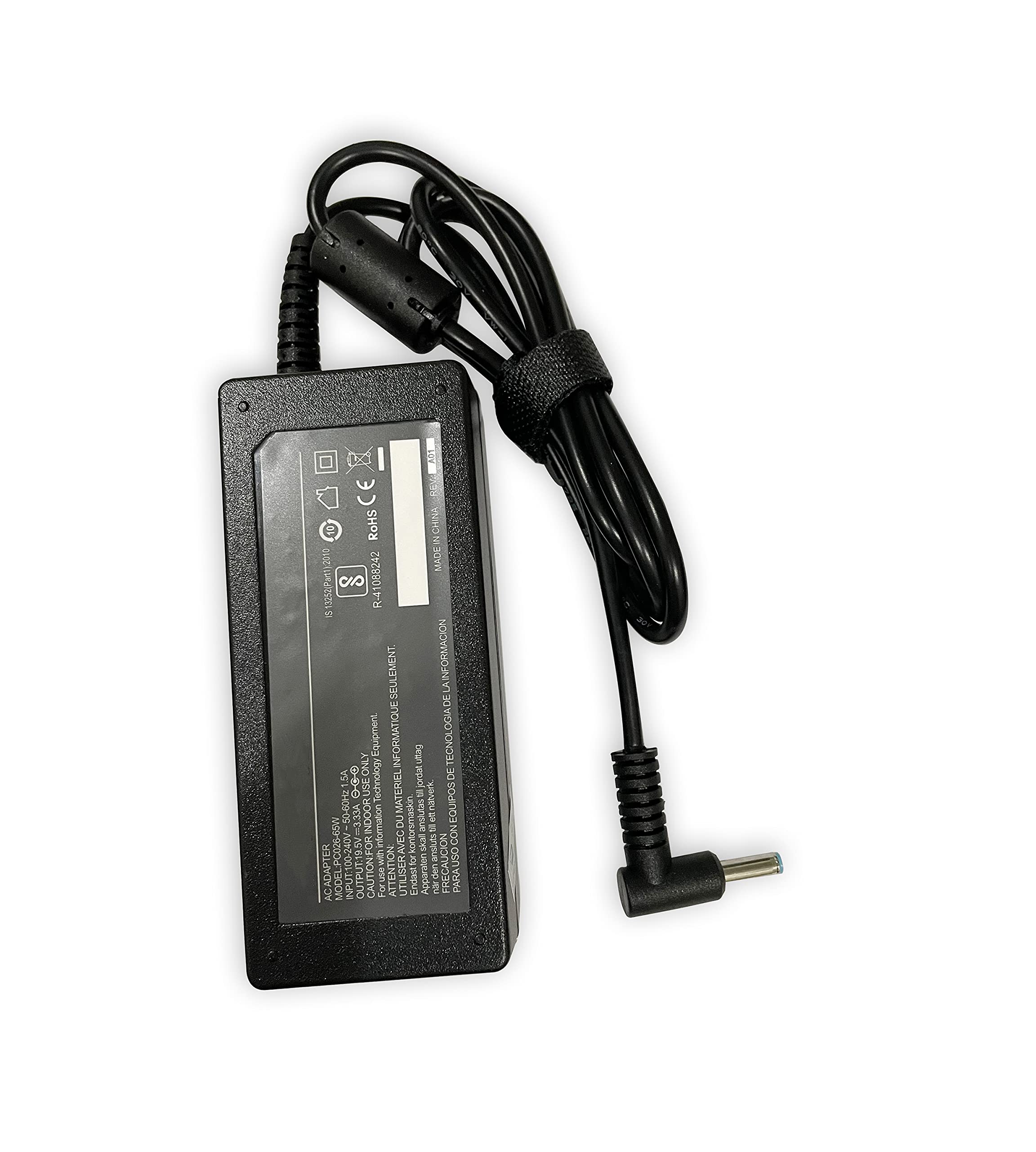 BigPlayer Power Adapter for Dell, HP, Lenovo, Acer,Sony (HP 65W 4.5MM (4.5 * 3 mm pin))
