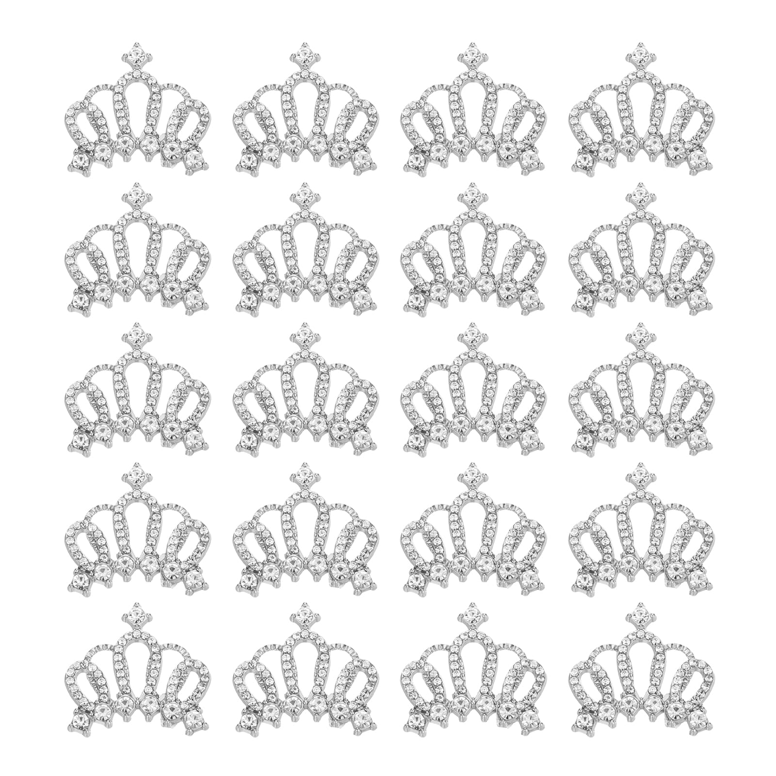 PATIKIL 20Pcs Crown Charms