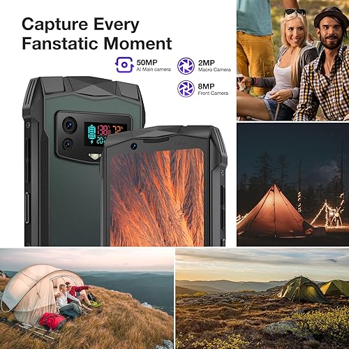 Miniatura 5 de DOOGEE Smini smartphone resistente 2024, pantalla QHD de 4.5 pulgadas, teléfono inteligente Android 13, 256 GB ROM2 TB TF teléfono resistente