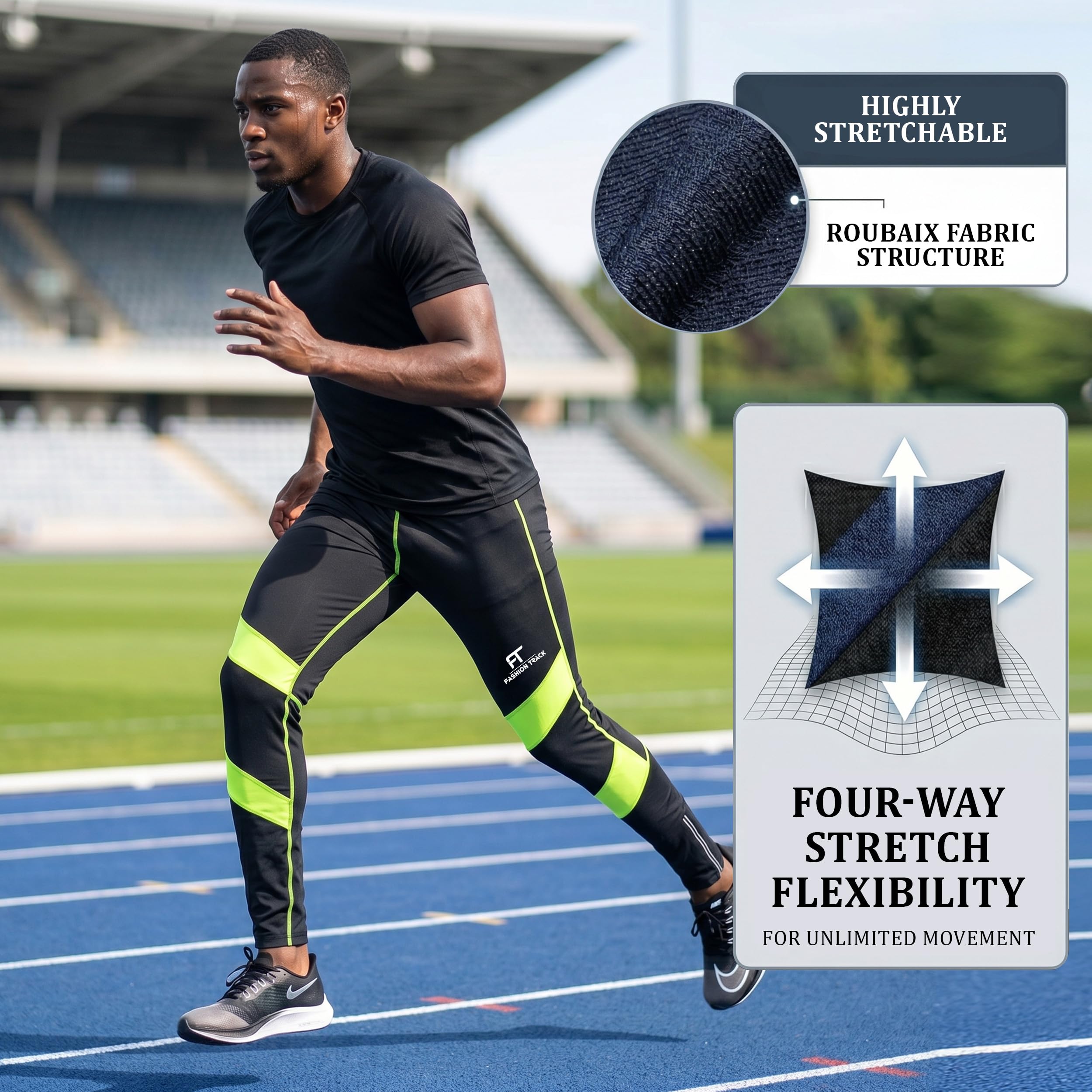 Pantalon de cyclisme tendance pour homme - Coolmax rembourré - Fabriqué en matériau Roubaix très élastique et dense pour de longues promenades à vélo confortables - Disponible en 5 modèles accrocheurs