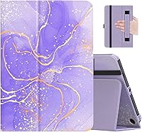 Vista 25 de MoKo - Funda compatible con la tablet Kindle Fire HD 8 y 8 Plus (10ª generación, versión de 2020), funda de soporte plegable y diseño delgado