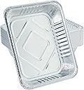 Waytiffer Aluminum Pans 9x13 Disposable Foil Pans (10 Pack) Half Size Deep Steam Table Pans Extra Thick for Baking, Cooking, Roasting, Heating, Serving & Lining Steam-Table Trays
