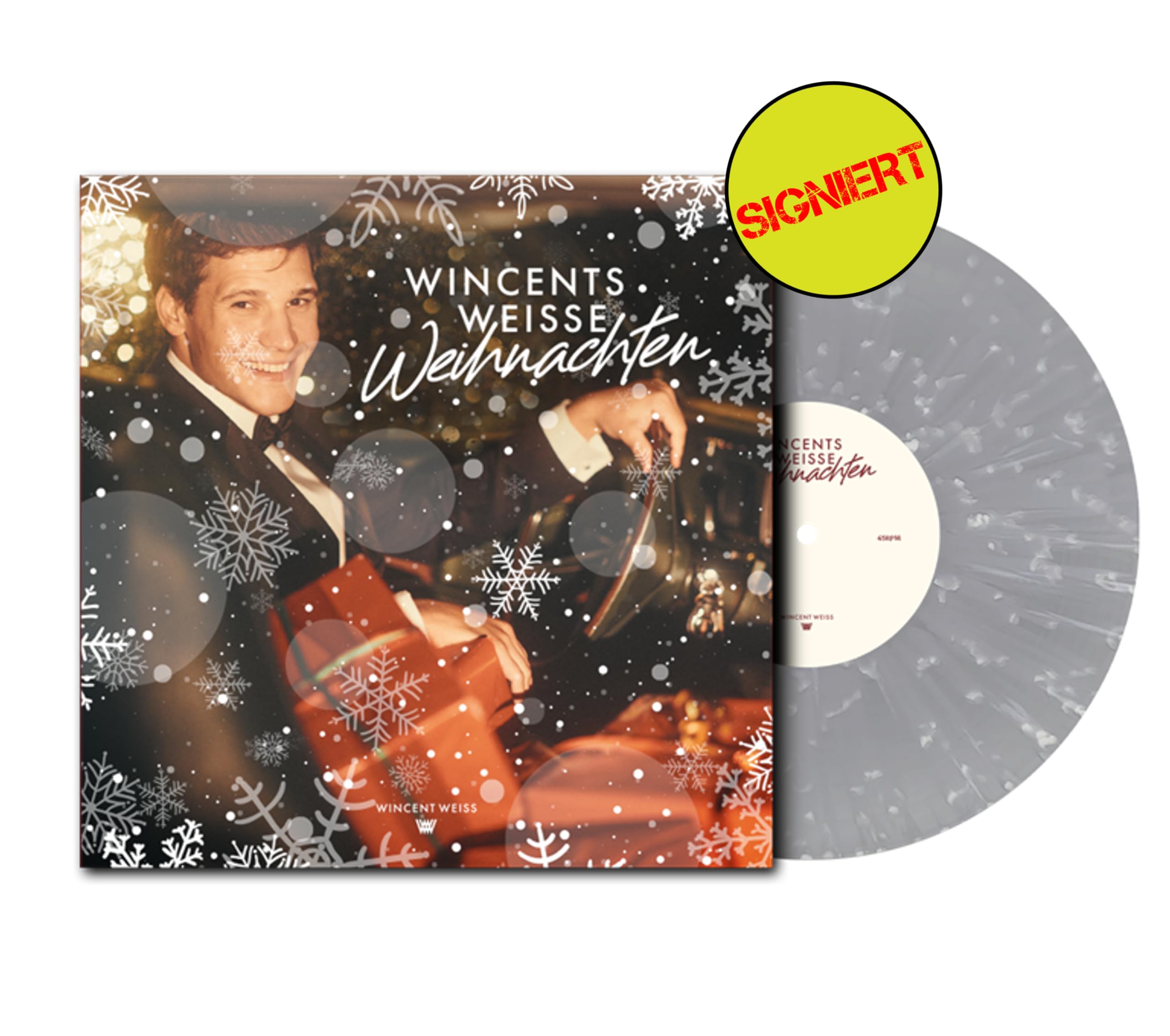 Wincents Weisse Weihnachten (Ltd. Signed Clear White Splatter) 2024