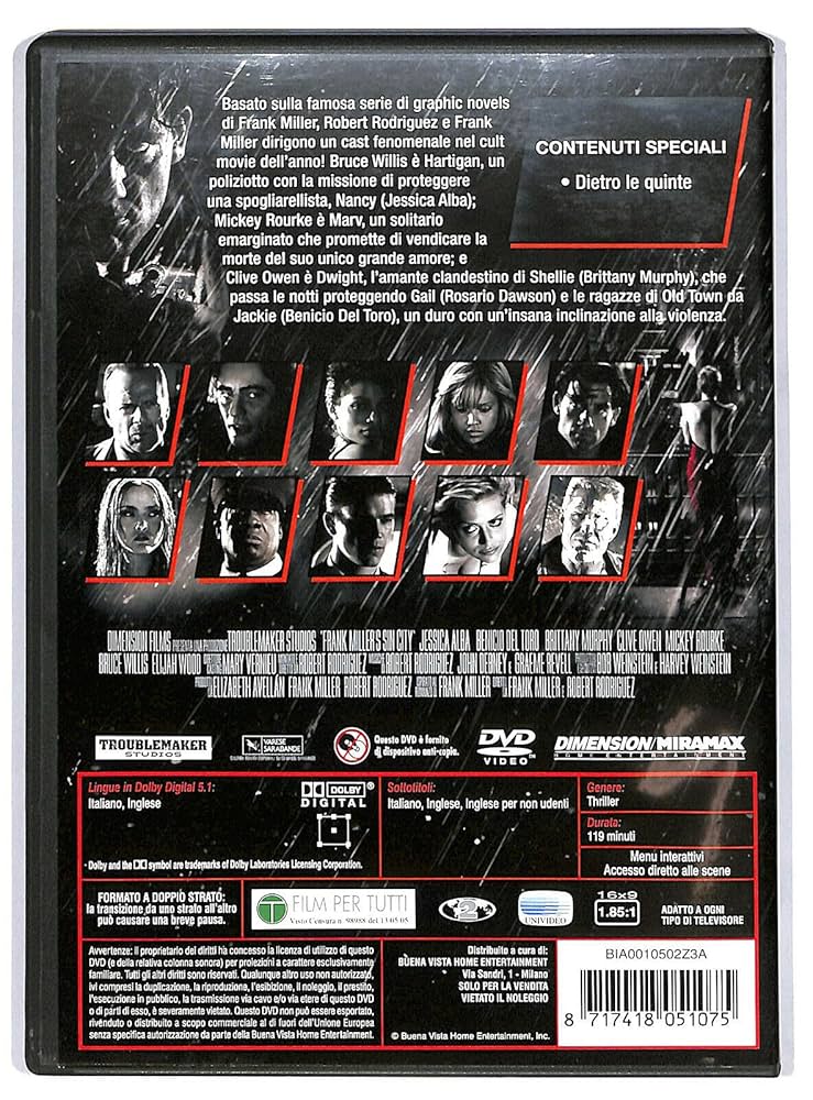 Sin City: Amazon.ca: Bruce Willis, Mickey Rourke, Brittany