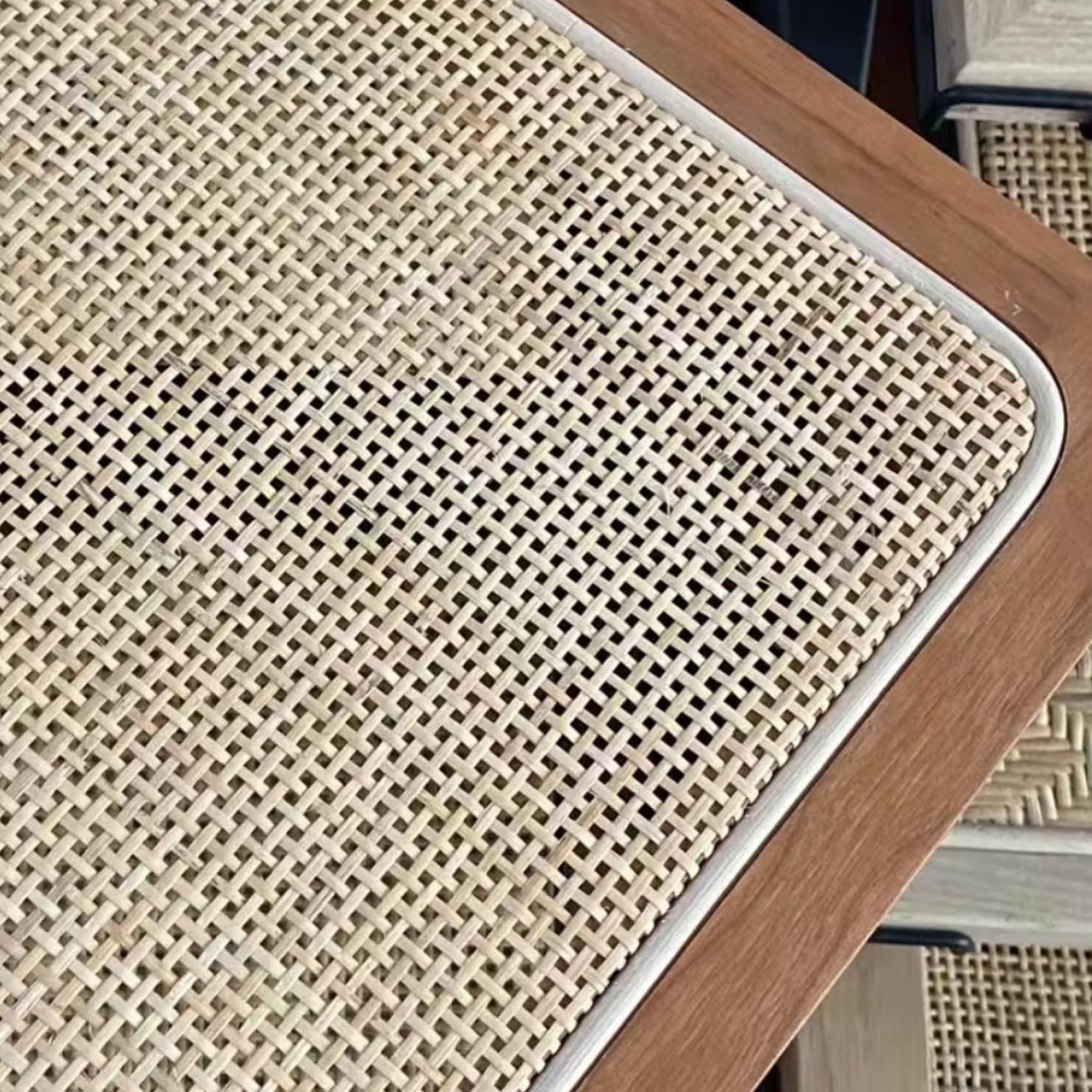 Naturalny rattanowy pasek naprawczy 4 mm, rolka 25 m do koszy meblowych, krzeseł i ławek ogrodowych, trwały materiał wiklinowy do samodzielnego wykonania projektów zewnętrznych, rękodzieła i dekoracji