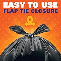 Vista 4 de Hefty Easy Flaps - Bolsas de basura grandes multiusos, 30 galones, 40
