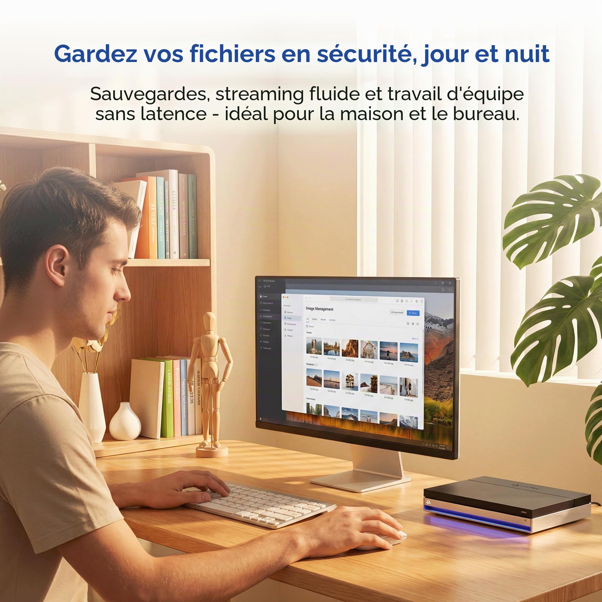 LincStation N1 Serveur NAS 6 Baies, 16 Go de RAM, 128 Go eMMC, 2 Baies x SATA HDD + 4 Baies x M.2 NVMe SSD, Intel Celeron Quad-Core, HDMI 4K, 2 Ans de Garantie, Stockage en Réseau (sans Disque)