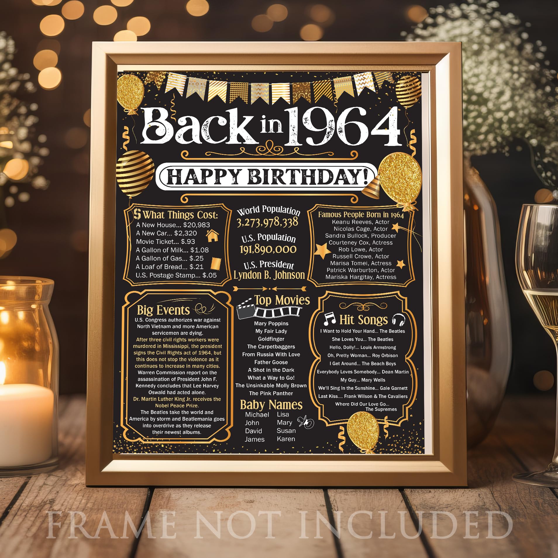 Amazon.com: 62nd Birthday Party Decorations for 62nd Birthday