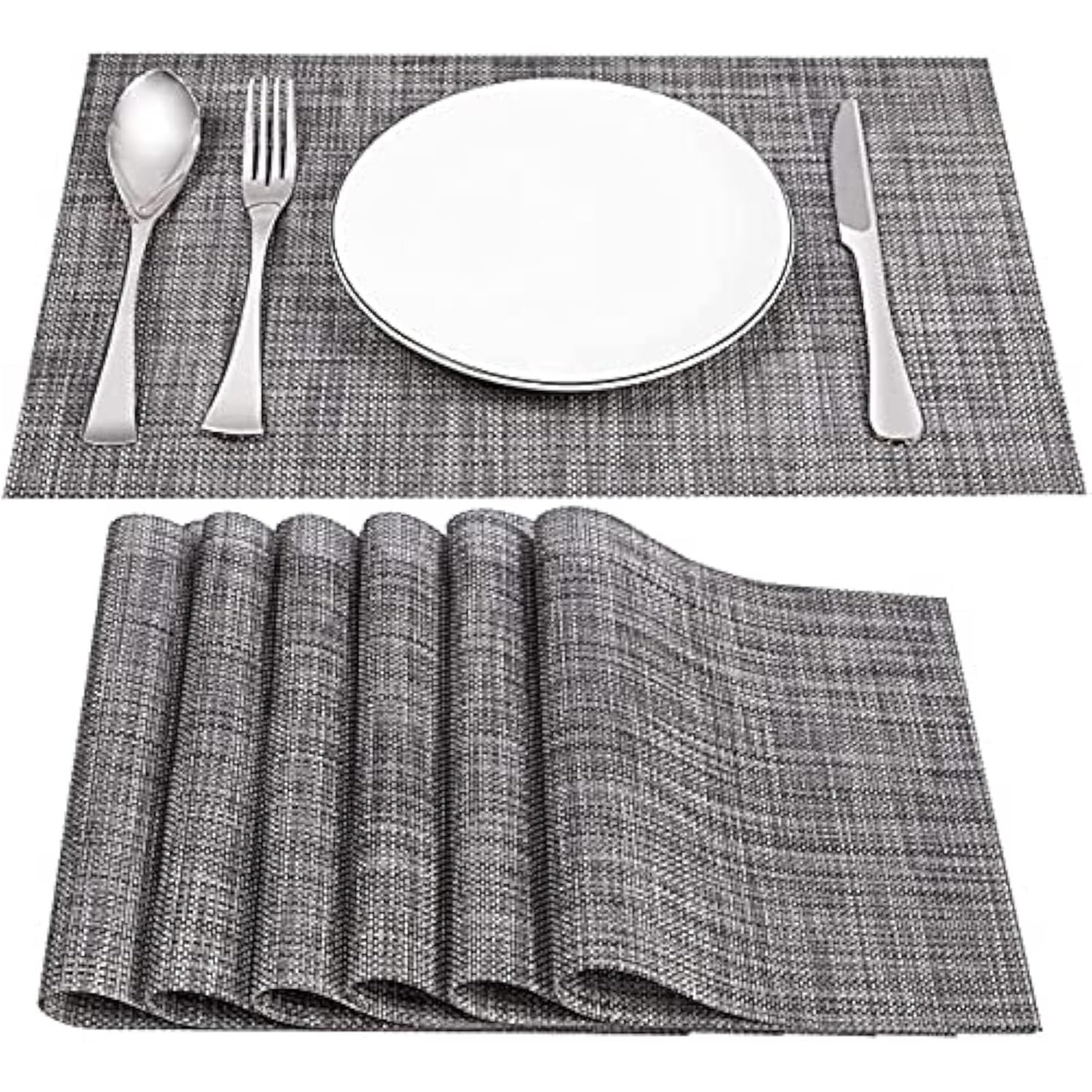 Sets de table carrés lavables VZXATYOP pour sublimer vos dîners en terrasse et repas en famille