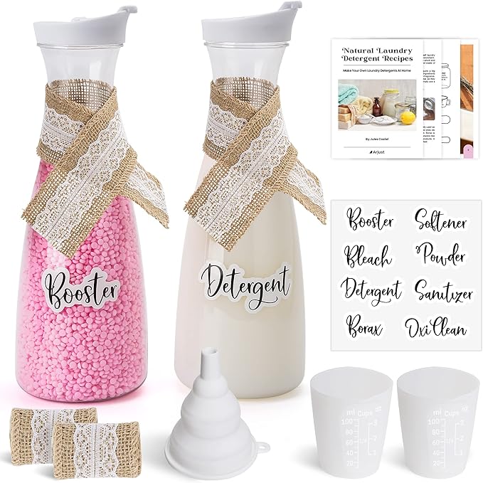 Arjust Laundry Soap Dispenser for Laundry Room Decor