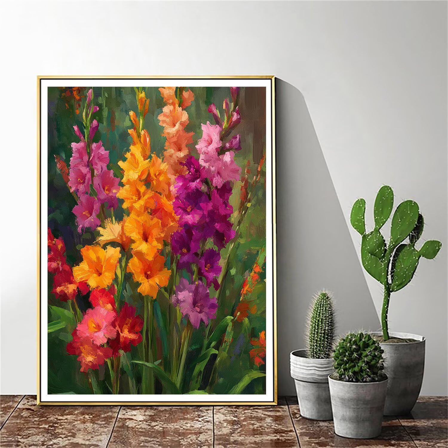 Pintar por Numeros Adultos pintar por numeros niños manualidades niños 10 años, DIY Pintar por Números de Pincel y Pintura acrílica Decoraciones para el Hogar Manualidades, sin Marco 60x80cm C-128