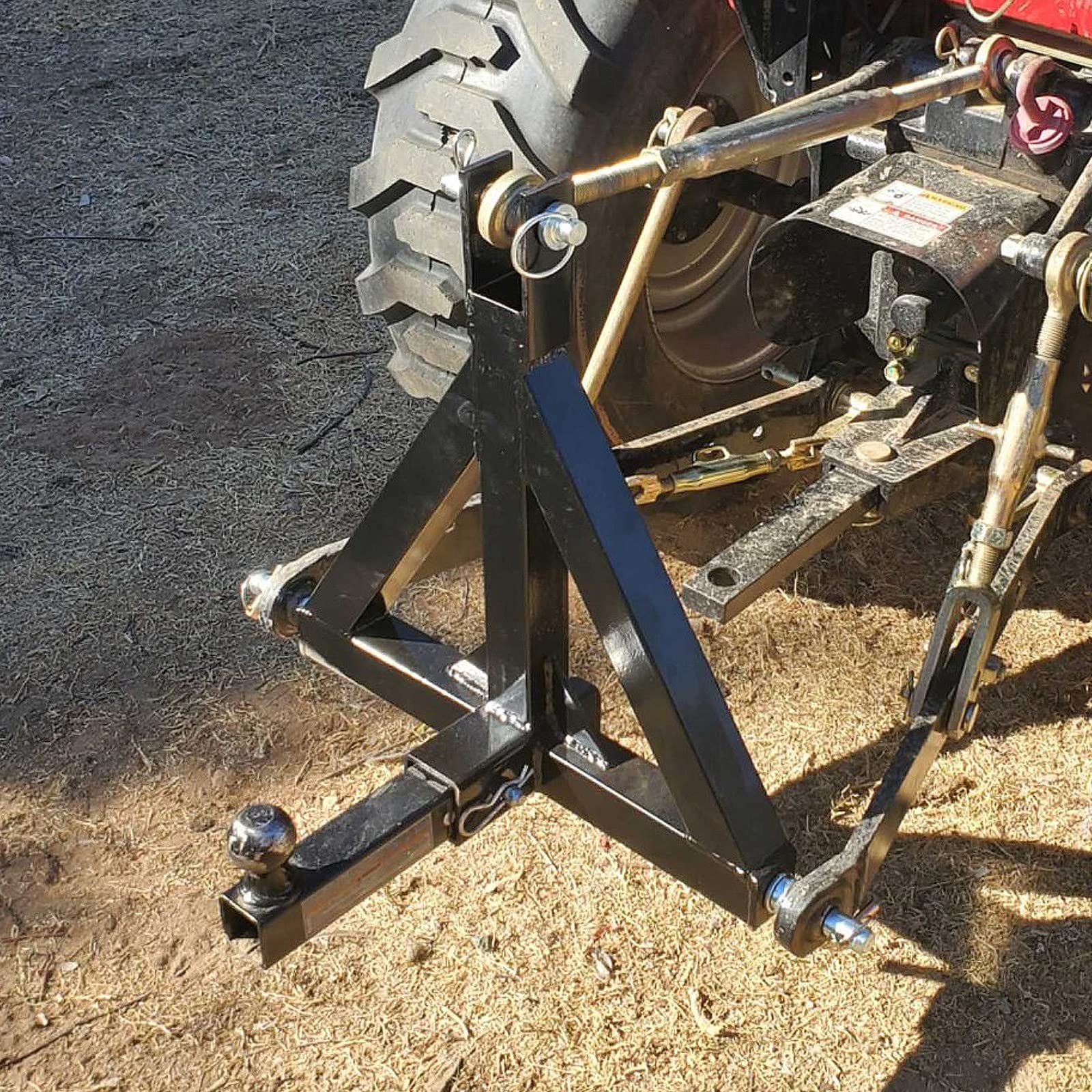 Sulythw 3 Point Hitch 2" Tractor Drawbar Adapter Heavy Duty Hitch
