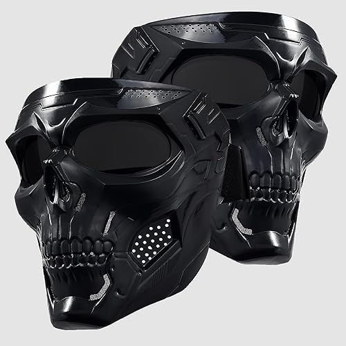 Máscara de calavera de cara completa, máscaras tácticas para juegos de supervivencia CS, tiro, cosplay, película, paintball, máscaras de miedo de