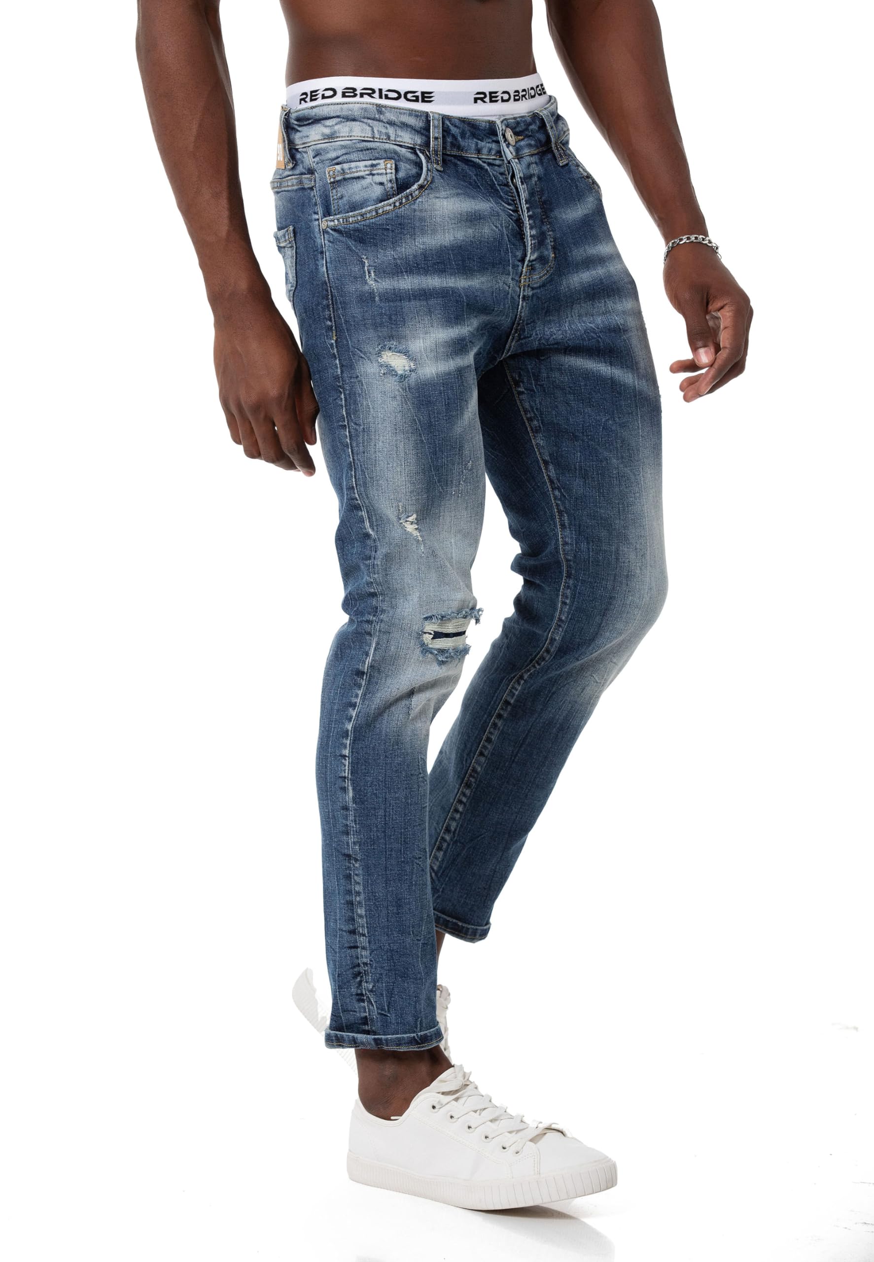 Red Bridge - Jeans da uomo, in denim