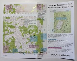 Locating Coordinate Grid Information on USGS Maps