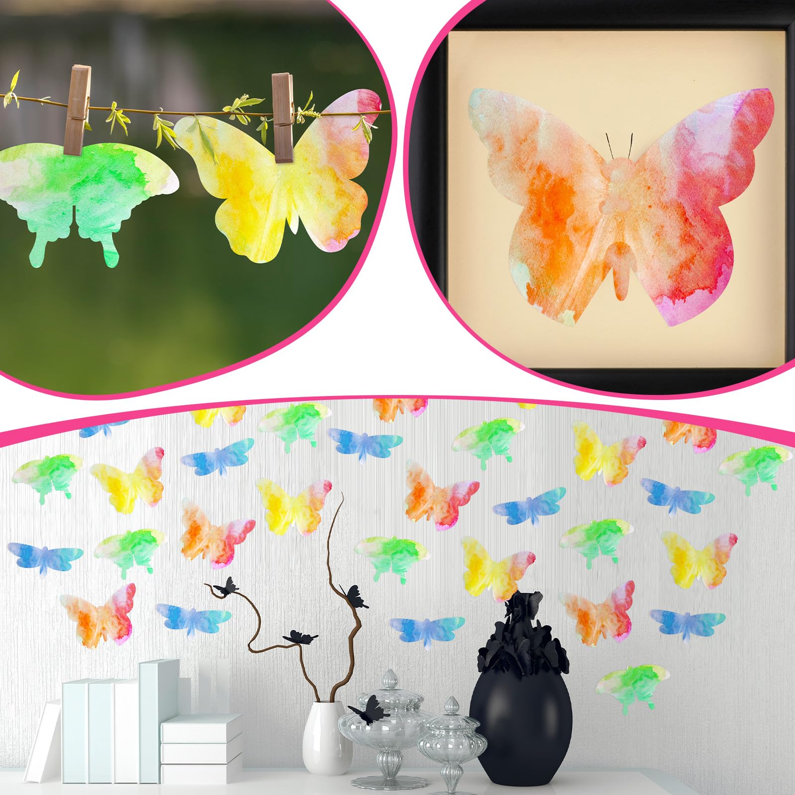 Tissue Paper Butterfly Art Project Easy Tissue Paper Butterflies Craft