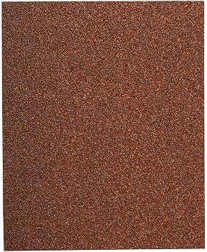 Mercer Industries 206036D - 9 x 11 Garnet Paper Sheets, Grit 36D 50 pack