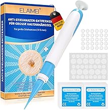 Stem Warts Remover Set - Remove Stielwarts Yourself - Skin Tag Remover - Effective, Safe & Easy Without Chemicals for Neck, Armpits & Body | Stylistic Wart Remover | Nipple Warts Removal