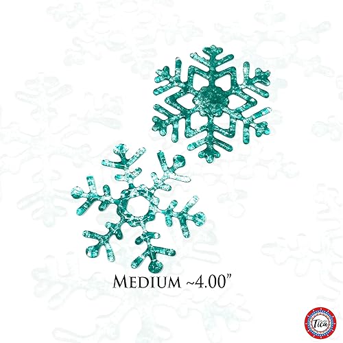 Miniatura 5 de Handmade Glass Snowflake Emerald Coast - 3.50 inch in Elegant Gift Box - Winter Holiday Christmas Ornament by studioTica