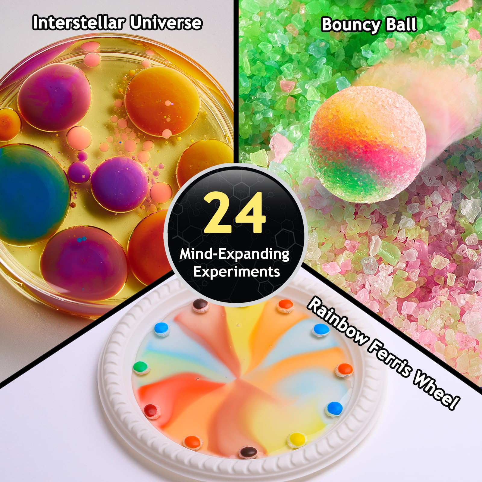 Japace Birthday Countdown Gifts for Kids Age 5-7 8-12, Science Calendar with 24 Days of Fun Experiments, A Unique Present for Birthday & Advent, Creative STEM Toys for Boys and Girls - Image 3