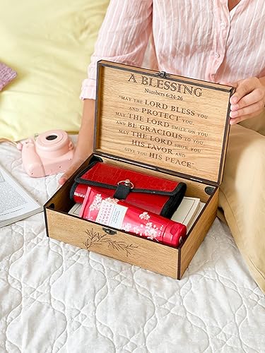 Miniatura 2 de Personalized wooden name box for memories, keepsake - Christmas gift, present for Him, Boyfriend, Boy, Guy, Groomsmen, Friend for Birthday (Ash tree)