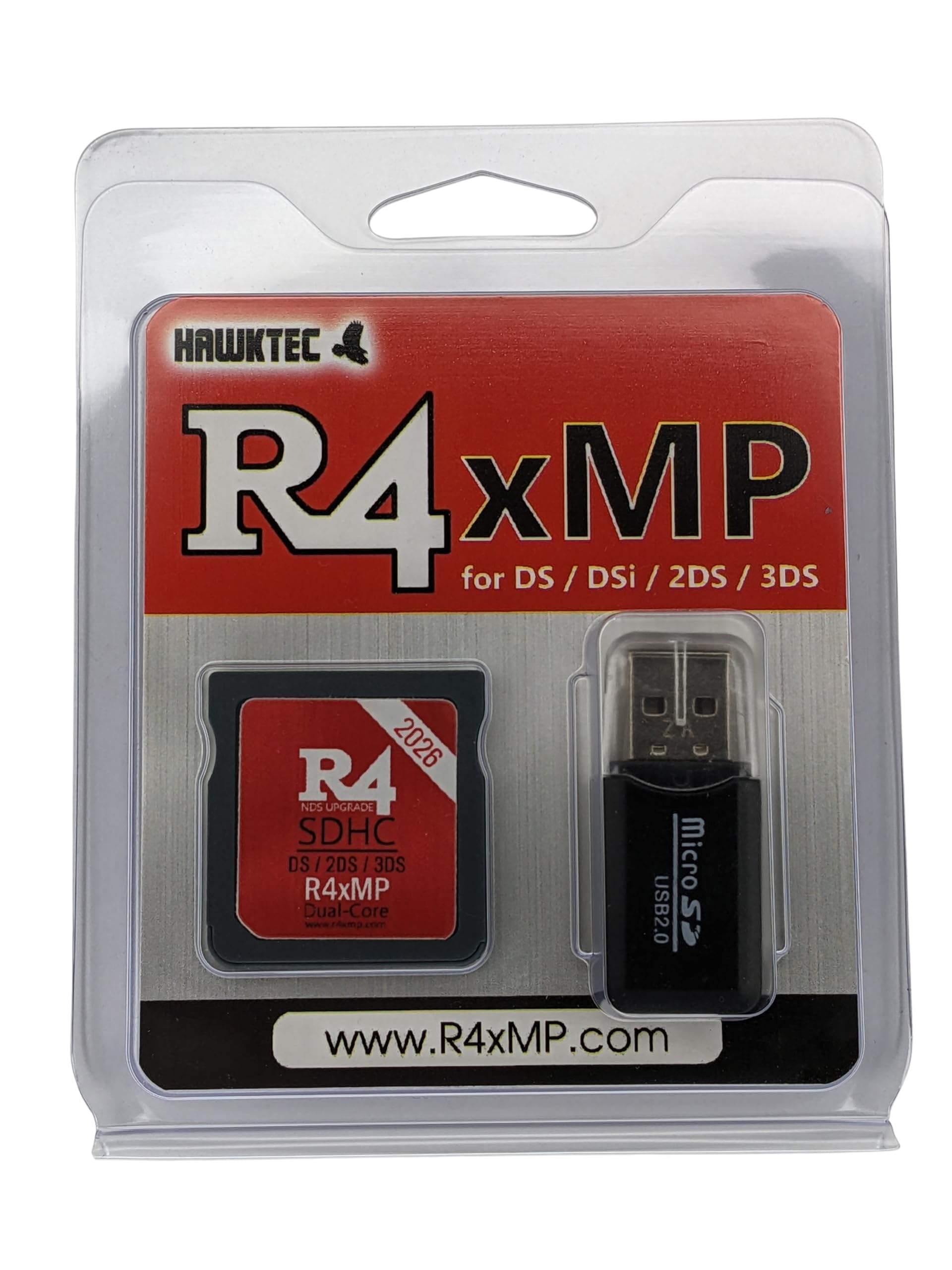 HawkTec R4 2025 R4xMP SDHC Cartão de Memória Adaptador de