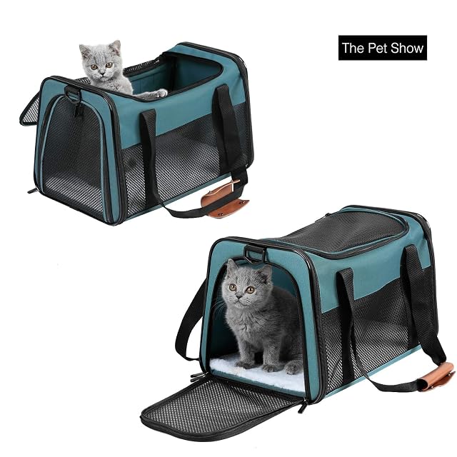 Foto 3 de 7 de Transportín portátil y Plegable para Perros, Gatos y Otras Mascotas de hasta 13 kg, Lados Blandos