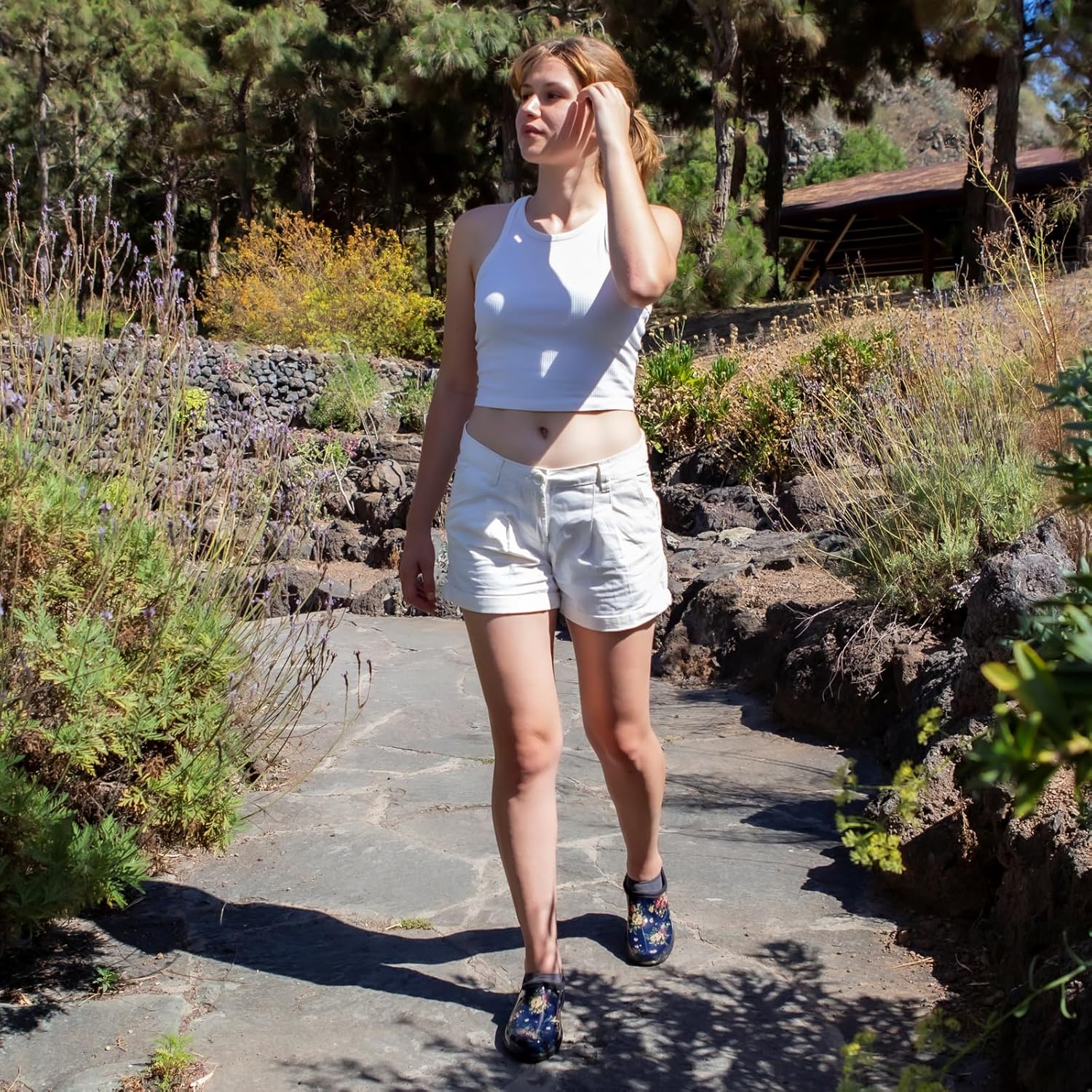 HISEA Waterproof Garden Shoe for Women Outdoor Slip-On Rain Boots Rubber... - Picture 30 of 55