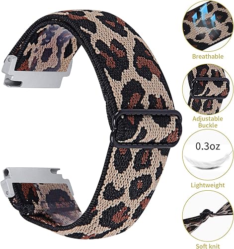 Miniatura 2 de RuenTech Bandas elásticas compatibles con Accutime Kids Smartwatch Band, correas ajustables de nailon transpirable de repuesto para Accutime Kids