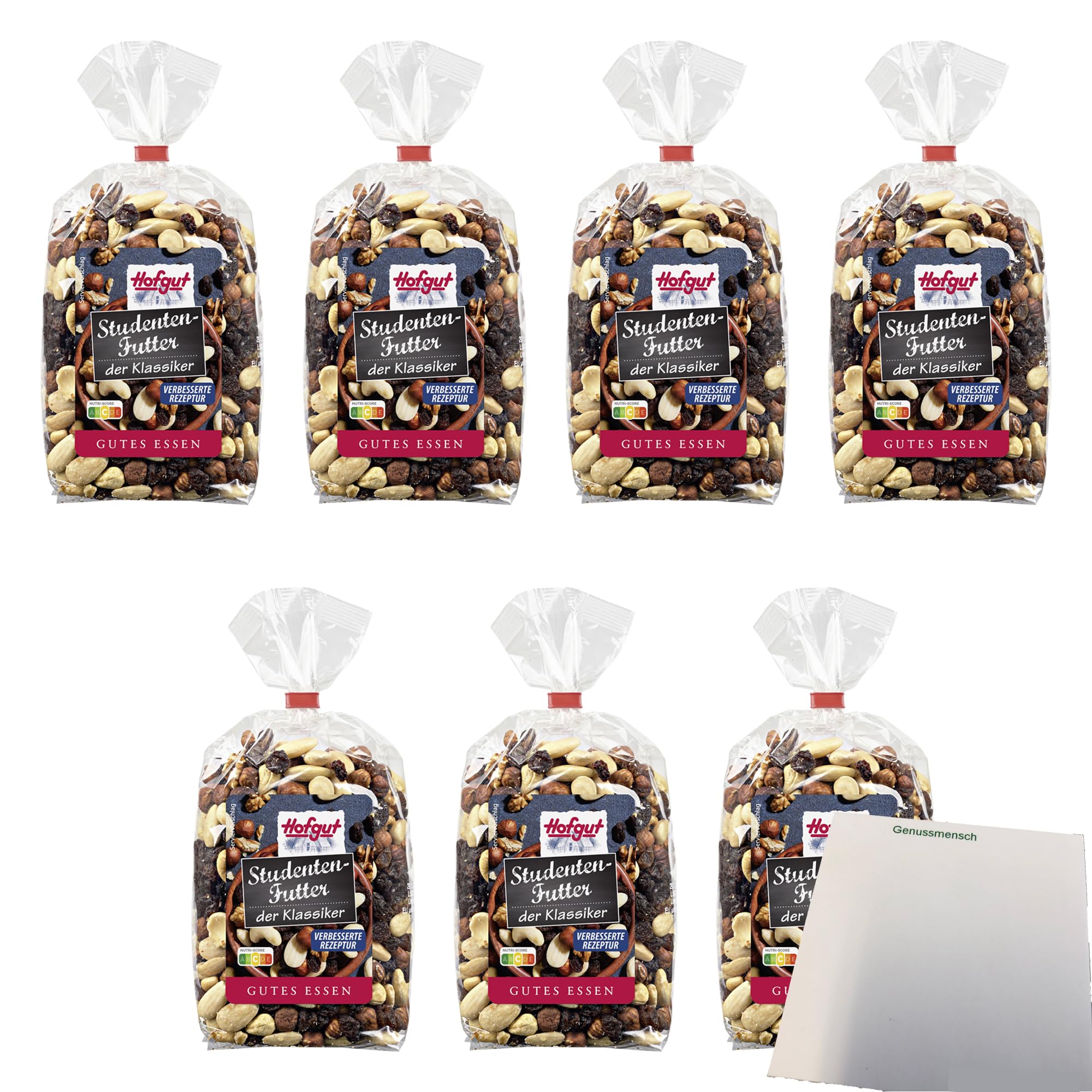 usy Bundle für Hofgut Studentenfutter VPE (6x500g Beutel) + usy Block
