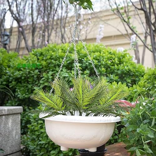 Miniatura 5 de Panonw 2 hojas de palma artificiales, hojas de palma tropicales, palmeras falsas de palma, plantas verdes artificiales para decoración de hojas de