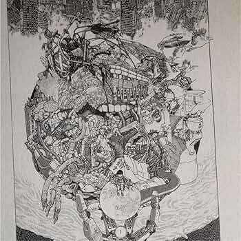 大友克洋　原画展　ポスター　セット Amazon.co.jp: 大友克洋 原画展 ポスター AKIRA FIRE BALL GENGA