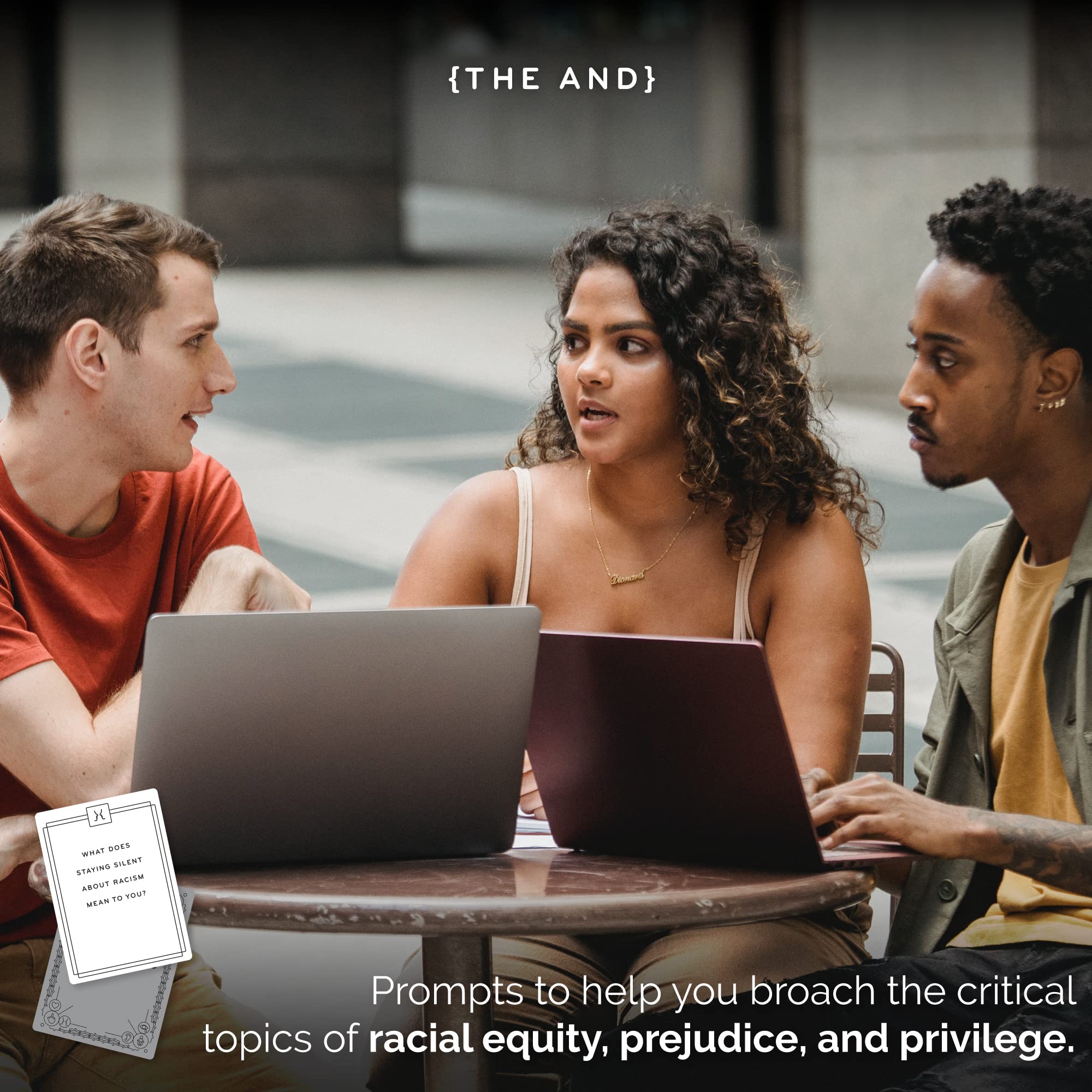 {THE AND} On Racism Edition - 199 Critical Thinking Discussion Cards Around Social Justice, Racial Equity, & Prejudice - Create Open and Honest Dialogue on Human Rights & Diversity by The Skin Deep - Image 5