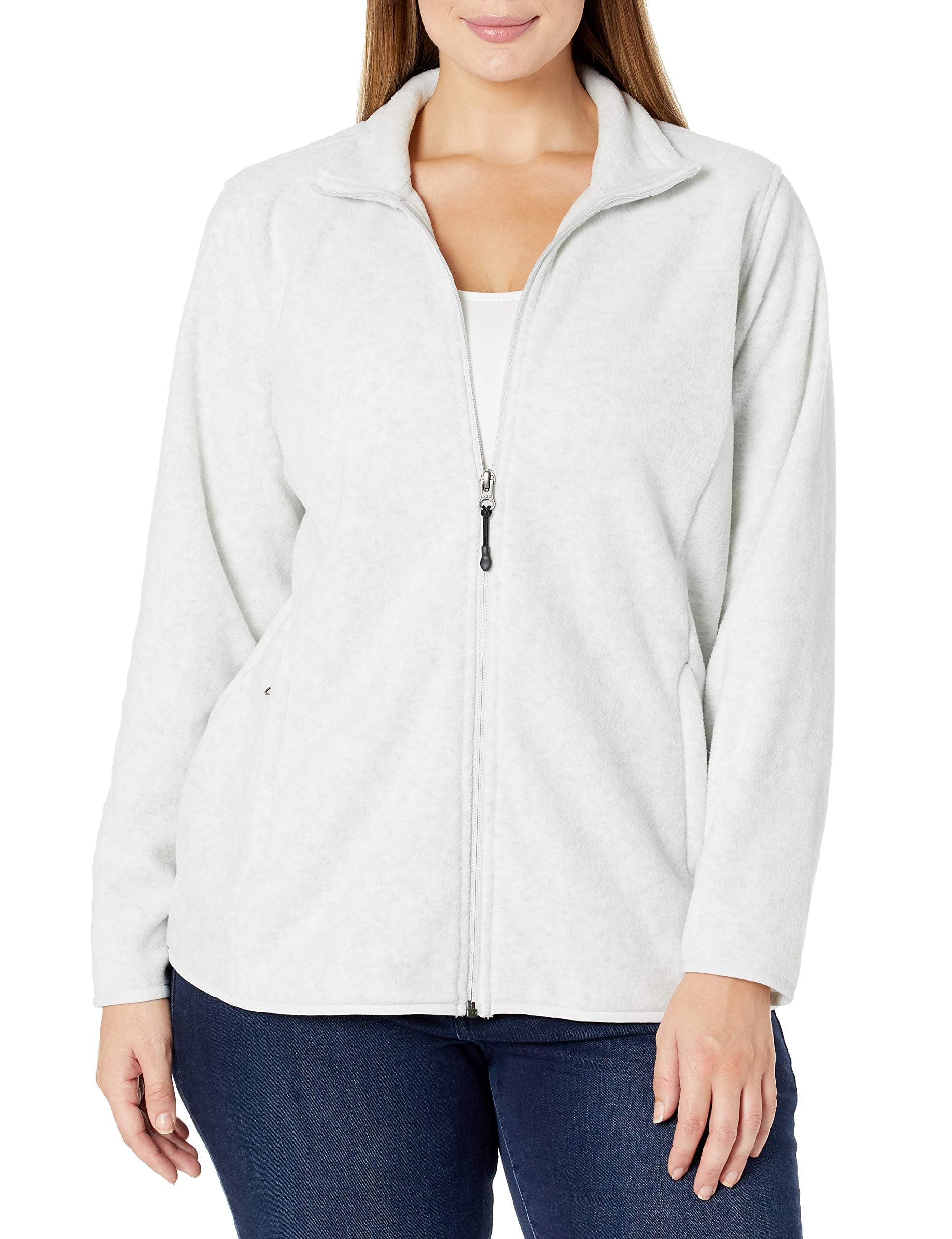 Amazon EssentialsWomen's Classic-Fit Full-Zip Polar Soft Fleece Jacket (Available in Plus Size)