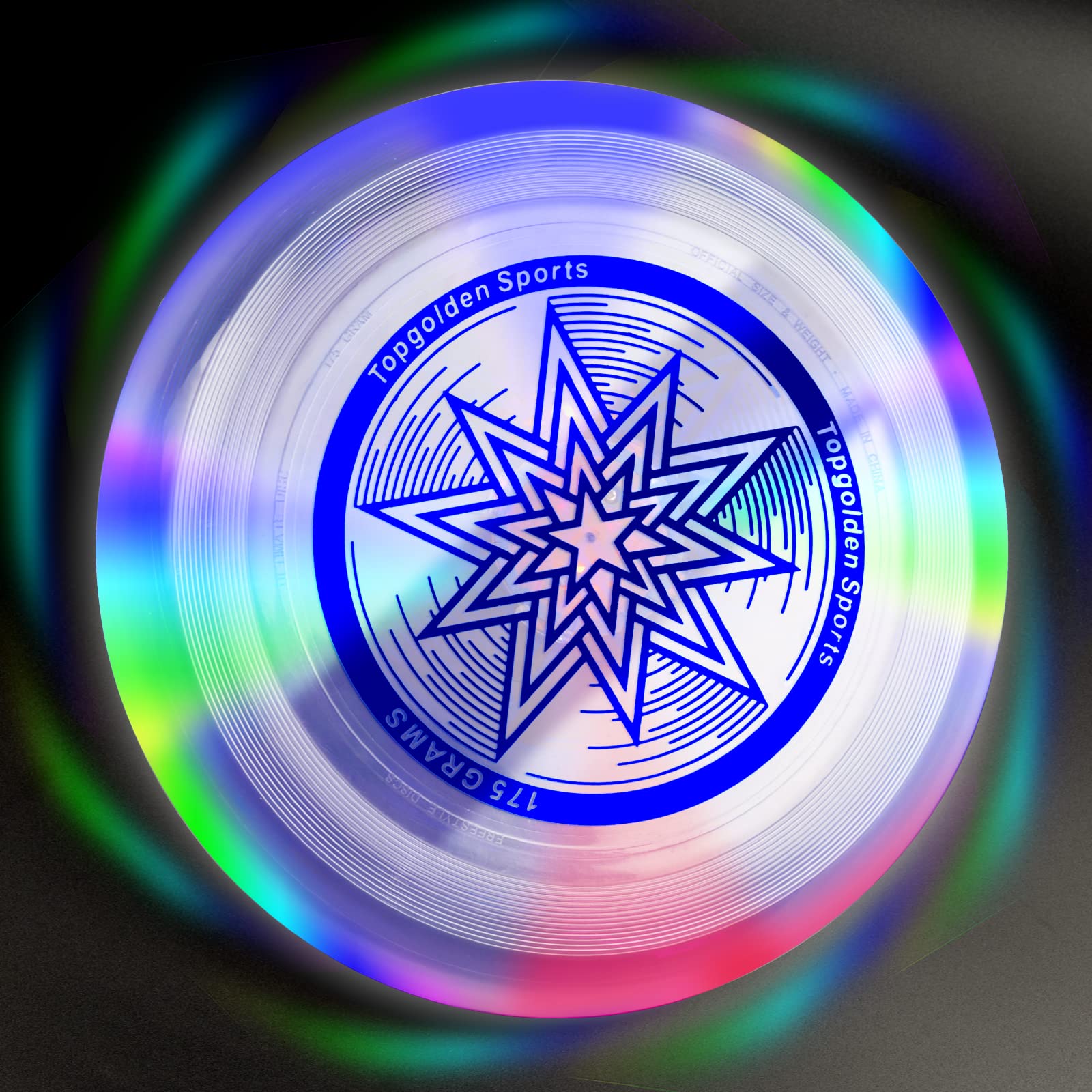 Eastgoing Outdoor Flying Disc 175 Gram, 10.75 Inch Sport Disc ，Loads of Colors Available, Suitable for Competitions, Team Flying Disc for Beach, Park,