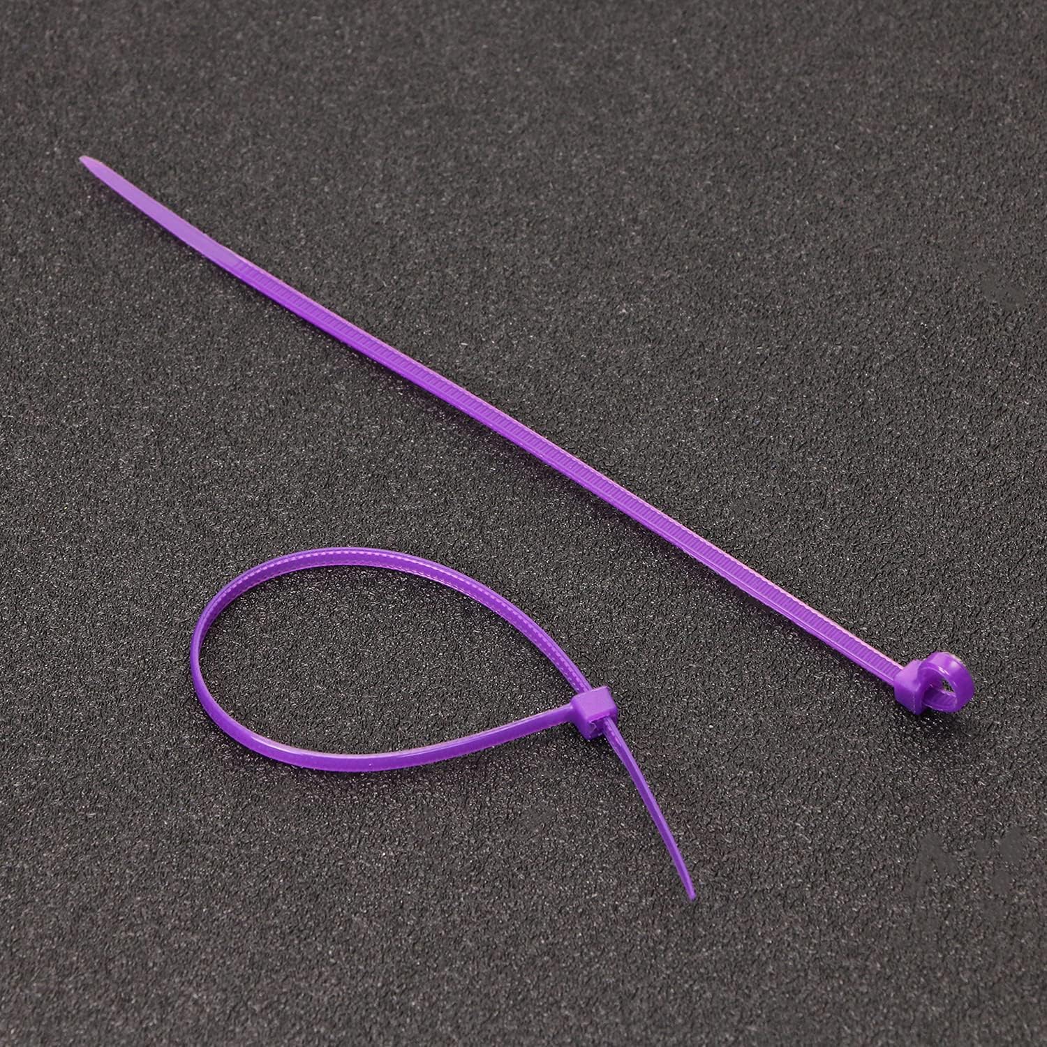 Mini Skater 140pcs 6" Multi-Color Multi-Purpose Nylon Zip Ties (7 Colors)