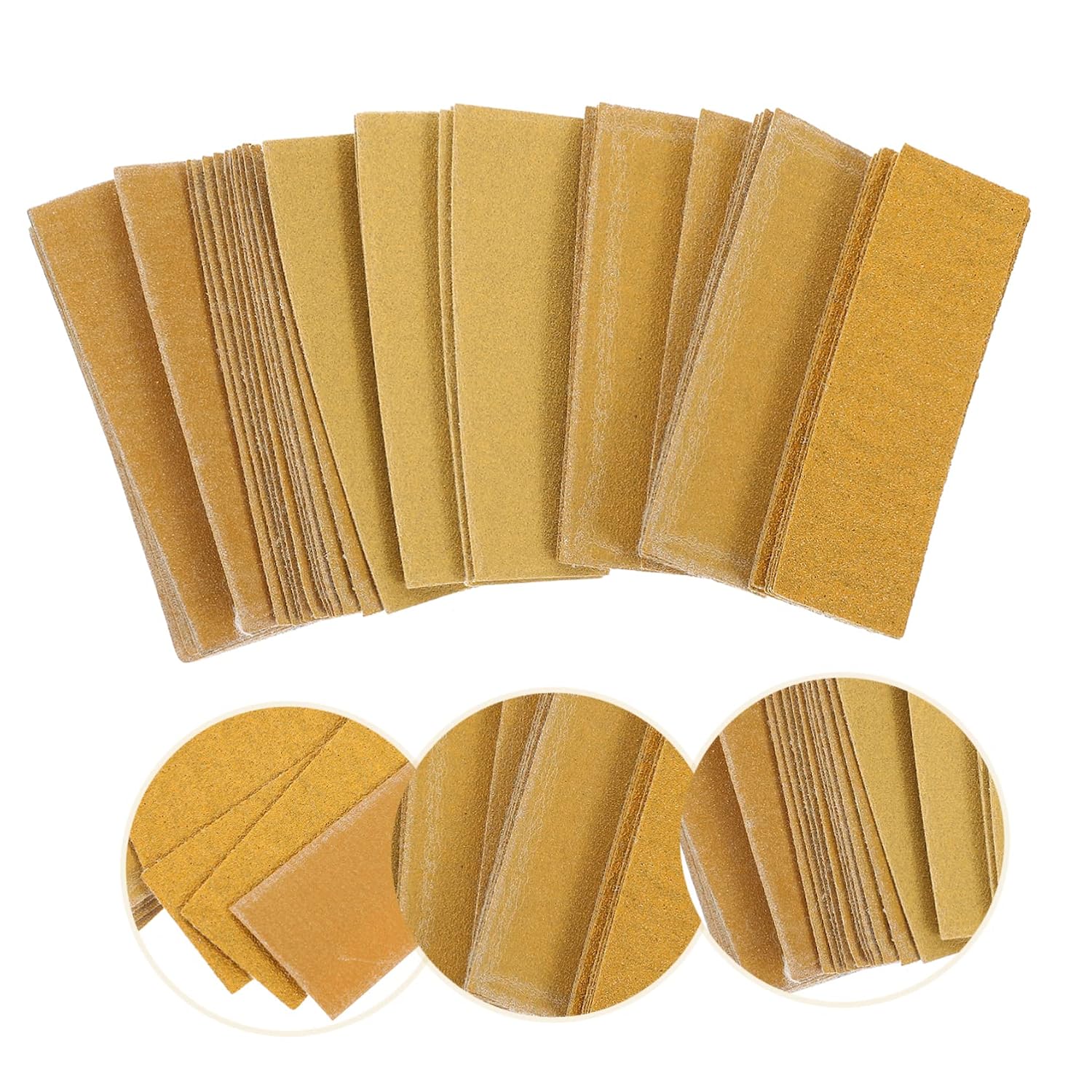 60 Sheets Wet Dry Sandpaper Assorted Grits for Woodworking for Tight Spaces Compact Sand Paper Variety Pack for DIY Projects and Detail Sanding