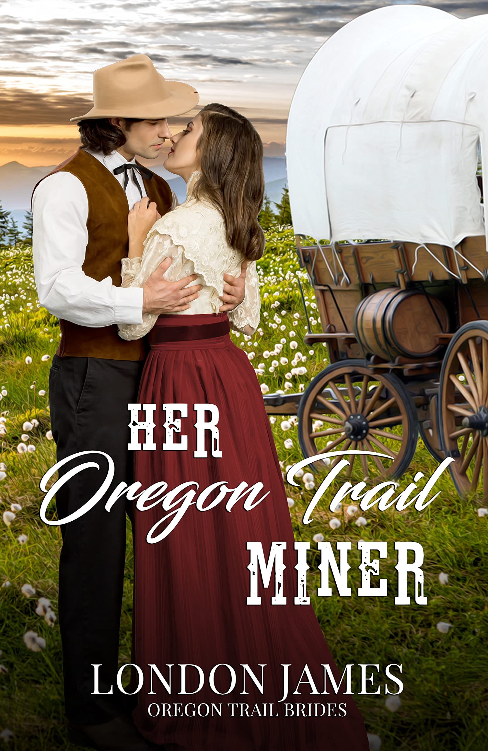 Her Oregon Trail Miner: A Clean Wagon Train Western Historical Romance (Book #2) (Oregon Trail Brides)